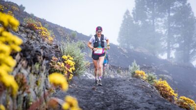 Martina corre in montagna