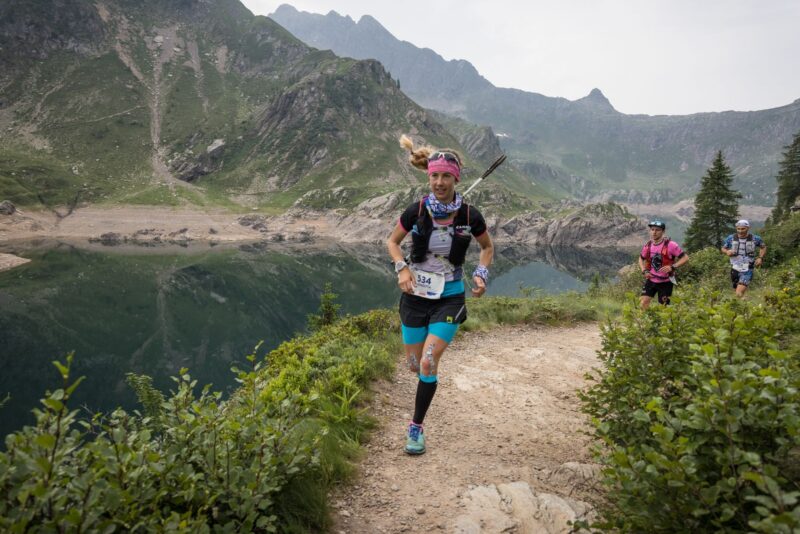 Giuditta corre su trail